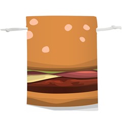 Hamburger-cheeseburger-burger-lunch Lightweight Drawstring Pouch (xl) by 99art