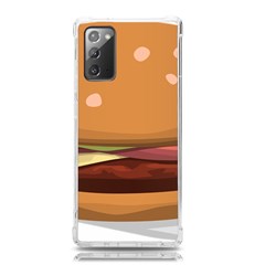 Hamburger-cheeseburger-burger-lunch Samsung Galaxy Note 20 Tpu Uv Case by 99art