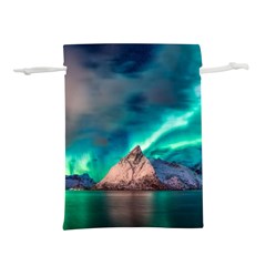 Amazing Aurora Borealis Colors Lightweight Drawstring Pouch (m) by B30l