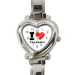 I Love Balsamic Heart Italian Charm Watch by ilovewhateva