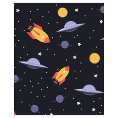 Cosmos Rockets Spaceships Ufos Drawstring Bag (small) by Cowasu