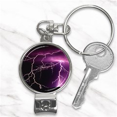 Storm Flashlight Space Nature Nail Clippers Key Chain by Cowasu