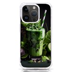 Drink Spinach Smooth Apple Ginger iPhone 14 Pro TPU UV Print Case Front