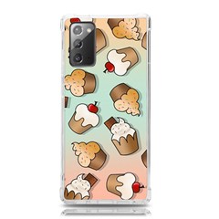 Cupcakes Cake Pie Pattern Samsung Galaxy Note 20 Tpu Uv Case by Ndabl3x