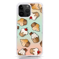 Cupcakes Cake Pie Pattern Iphone 14 Pro Max Tpu Uv Print Case by Ndabl3x