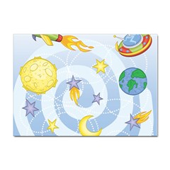 Science Fiction Outer Space Sticker A4 (10 Pack) by Ndabl3x