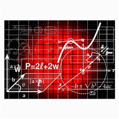 Geometry Mathematics Cube Large Glasses Cloth (2 Sides) by Ndabl3x