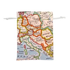 Map Europe Globe Countries States Lightweight Drawstring Pouch (l) by Ndabl3x