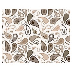 Paisley Pattern Background Graphic Two Sides Premium Plush Fleece Blanket (medium) by Vaneshop