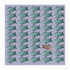 Fishes Pattern Background Theme Art Medium Glasses Cloth by Vaneshop