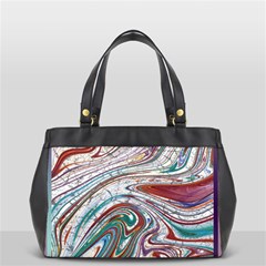 Abstract Background Ornamental Oversize Office Handbag (2 Sides) by Vaneshop