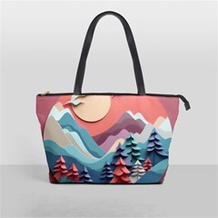 Paper Art Pastel Classic Shoulder Handbag by Vaneshop