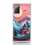 Paper Art Pastel Samsung Galaxy Note 20 TPU UV Case Front