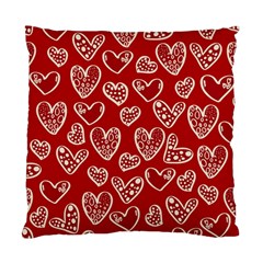 Vector Seamless Pattern Of Hearts With Valentine s Day Standard Cushion Case (one Side) by Wav3s