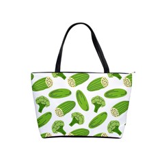 Vegetable Pattern With Composition Broccoli Classic Shoulder Handbag by Grandong