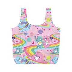 Bears Kawaii Pattern Full Print Recycle Bag (m) by Cowasu