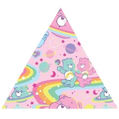 Bears Kawaii Pattern Wooden Puzzle Triangle by Cowasu