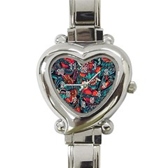 Japanese Graffiti Heart Italian Charm Watch by Cowasu