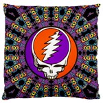 Gratefuldead Grateful Dead Pattern Standard Premium Plush Fleece Cushion Case (One Side) Front