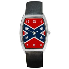 Rebel Flag  Barrel Style Metal Watch by Jen1cherryboot88