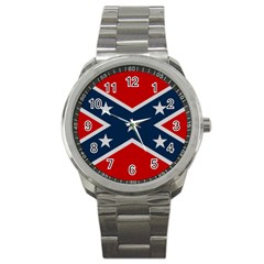 Rebel Flag  Sport Metal Watch by Jen1cherryboot88