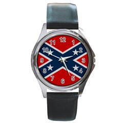 Rebel Flag  Round Metal Watch by Jen1cherryboot88