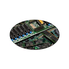 Computer Ram Tech - Sticker Oval (100 Pack) by Amaryn4rt