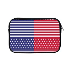 American Flag Patriot Red White Apple Ipad Mini Zipper Cases by Celenk