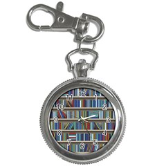 Bookshelf Key Chain Watches by uniart180623