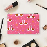 Swan-pattern-elegant-style Cosmetic Bag (Medium) Back