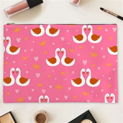 Swan-pattern-elegant-style Cosmetic Bag (xxl) by uniart180623