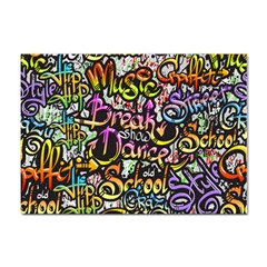 Graffiti-word-seamless-pattern Sticker A4 (10 Pack) by uniart180623