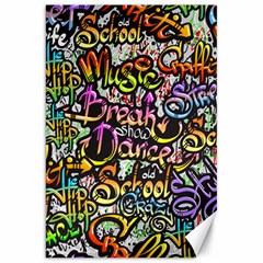 Graffiti-word-seamless-pattern Canvas 20  X 30  by uniart180623