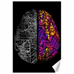 Ambiguity Tobe Brain Duality Mind Minimal Thinking Canvas 20  X 30  by uniart180623