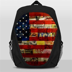 Usa Flag United States Backpack Bag by uniart180623