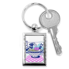 Ramen Kanji Vaporwave Artwork Minimalism Key Chain (rectangle) by Bangk1t