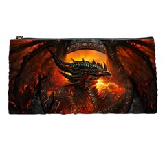 Dragon Art Fire Digital Fantasy Pencil Case by Celenk