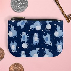 Bear Pattern Patterns Planet Animals Mini Coin Purse by uniart180623