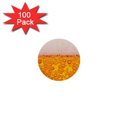 Beer Texture Drinks Texture 1  Mini Buttons (100 Pack)  by uniart180623