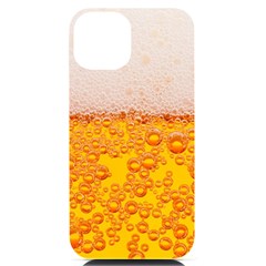 Beer Texture Drinks Texture Iphone 14 Black Uv Print Case by uniart180623