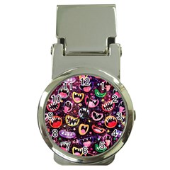 Funny Monster Mouths Money Clip Watches by uniart180623