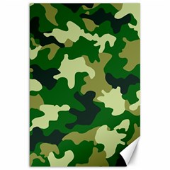 Green Military Background Camouflage Canvas 20  X 30  by uniart180623