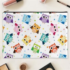 Owl Bird Cosmetic Bag (xxxl) by uniart180623