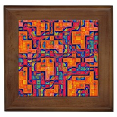 Background Graphic Beautiful Wallpaper Art Abstract Framed Tile by Simbadda