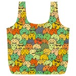 Seamless Pattern With Doodle Bunny Full Print Recycle Bag (XXXL) Back