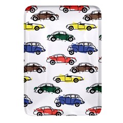 Cars Pattern Rectangular Glass Fridge Magnet (4 Pack) by Simbadda