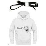 (2)Dx hoodie Shoulder Sling Bag Front