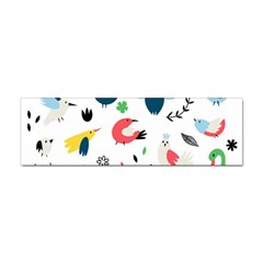 Vector Set Isolates With Cute Bird Scandinavian Style Sticker Bumper (100 Pack) by Simbadda