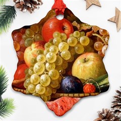 Fruits Snowflake Ornament (two Sides) by Excel