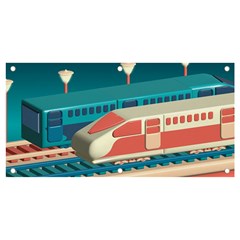 Bridge Transportation Train Toys Banner And Sign 4  X 2  by Grandong